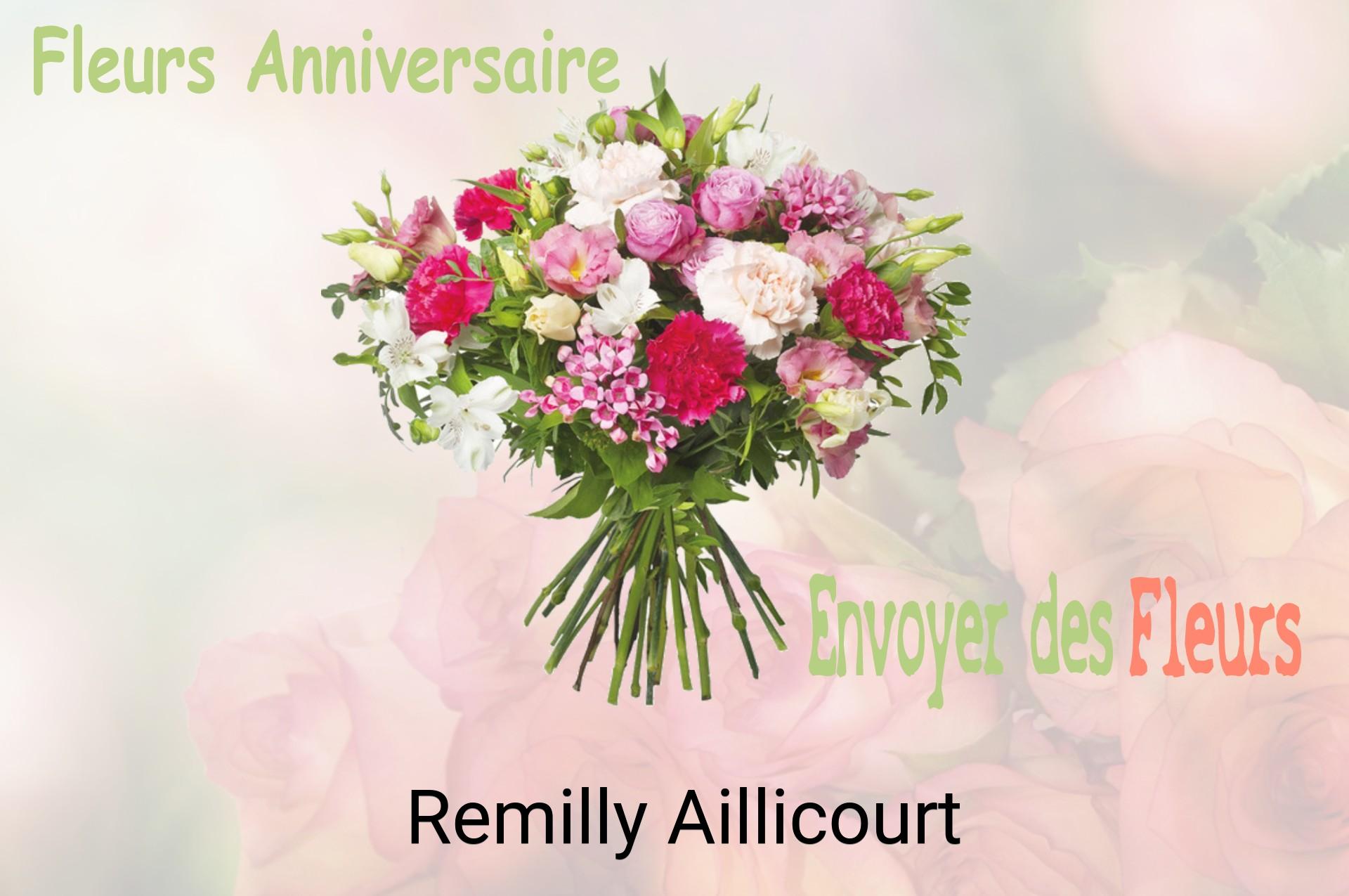 Bouquet de fleurs d’anniversaire livré à Remilly-Aillicourt